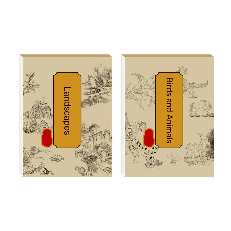 🖼️🎁Album de copie de peinture chinoise et de dessin blanc - Image 16