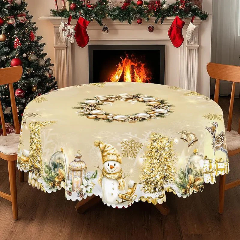 Nappe de Noël pour les repas des fêtes - Image 2
