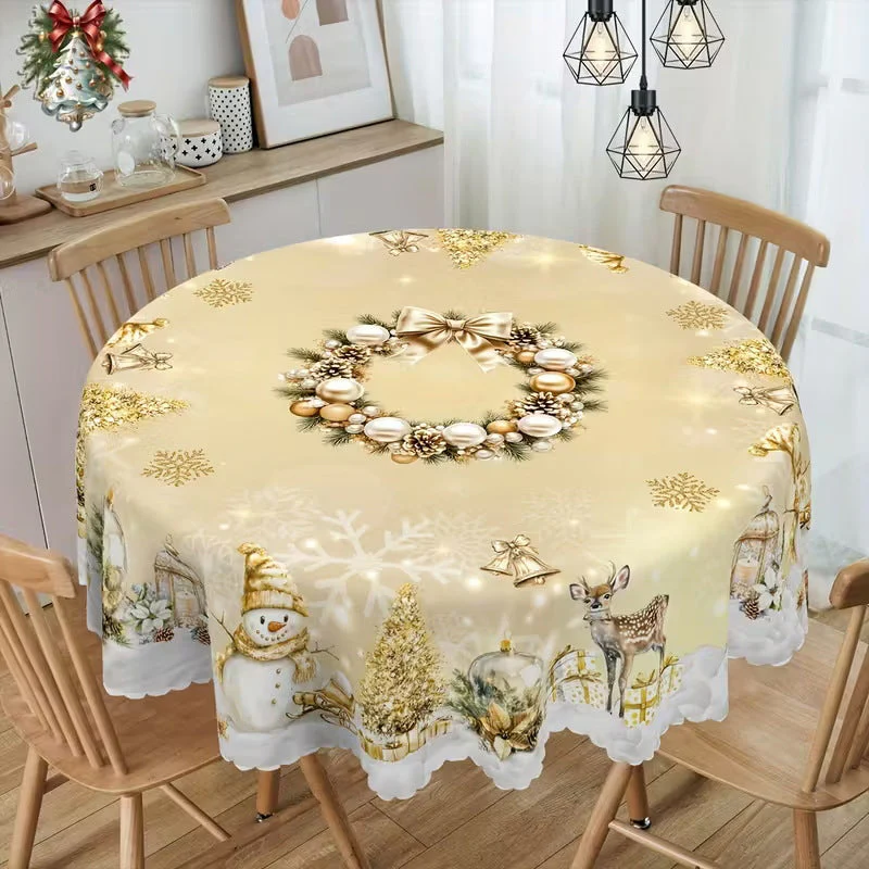 Nappe de Noël pour les repas des fêtes - Image 3