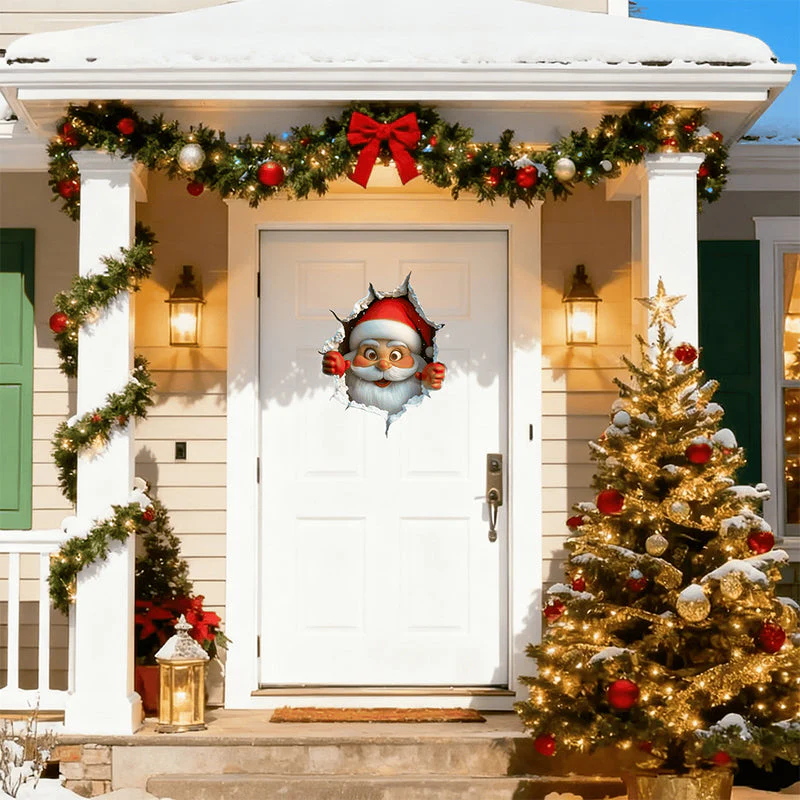📢📢50 % de réduction!!! ✨🎁Autocollants muraux créatifs de Noël - Image 2