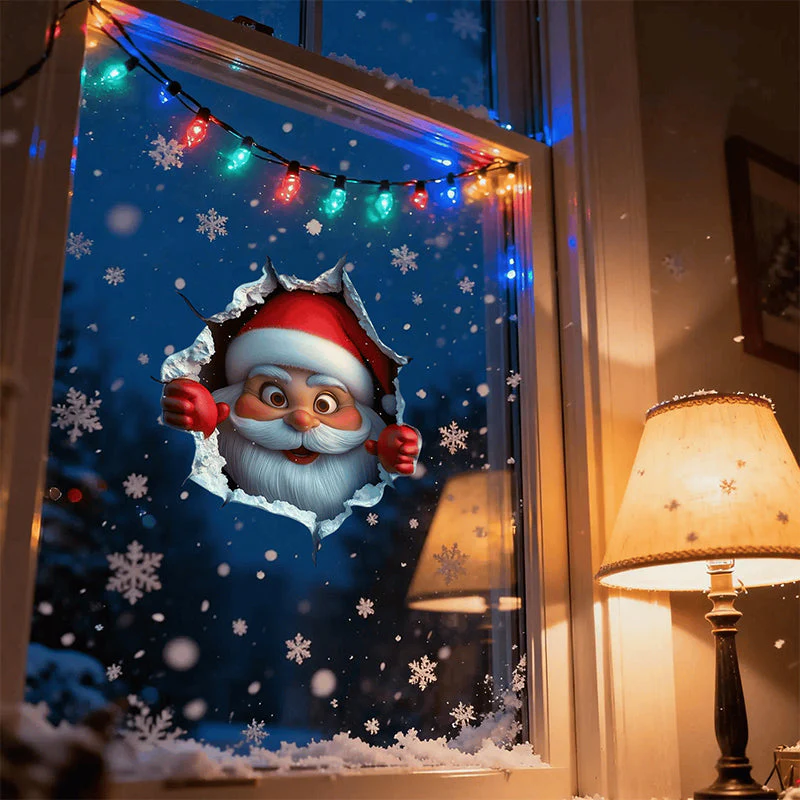 📢📢50 % de réduction!!! ✨🎁Autocollants muraux créatifs de Noël - Image 3