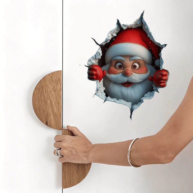 📢📢50 % de réduction!!! ✨🎁Autocollants muraux créatifs de Noël - Image 4