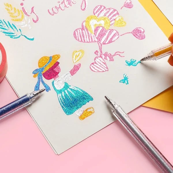 🎁Last Day Sale 49% OFF✨Glitter Gel Pen Set - Image 10