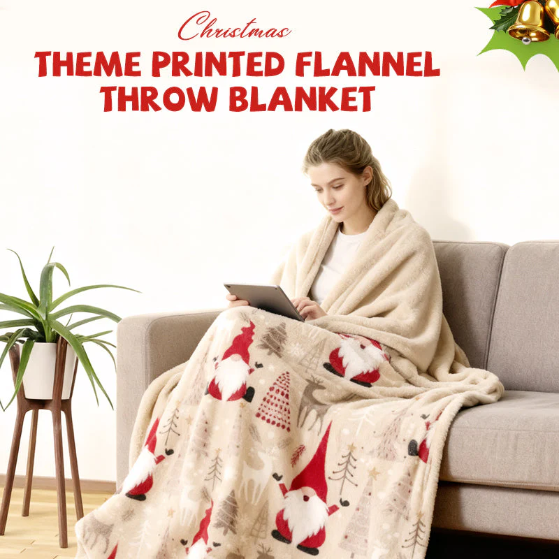 📢📢KIT ÉCONOMIE⏰Couverture en flanelle imprimée sur le thème de Noël - Image 5
