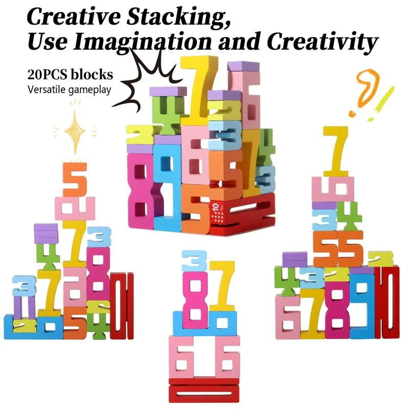 🎁Offre de réduction🎁Blocs de chiffres - jouets éducatifs pour enfants! - Image 6