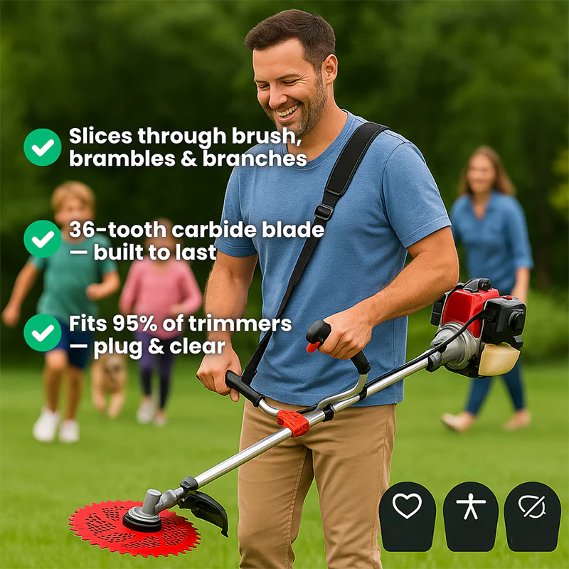 🎁50% de réduction✨Lame de scie circulaire pour tondeuses à mauvaises herbes🔧 - Image 5