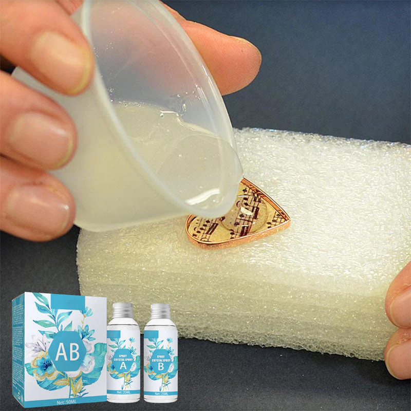 🛡️ Acheter 3 Obtenez 2 Free-5 ensembles💎Clear Hard Epoxy Resin Adhesive Set - Image 3
