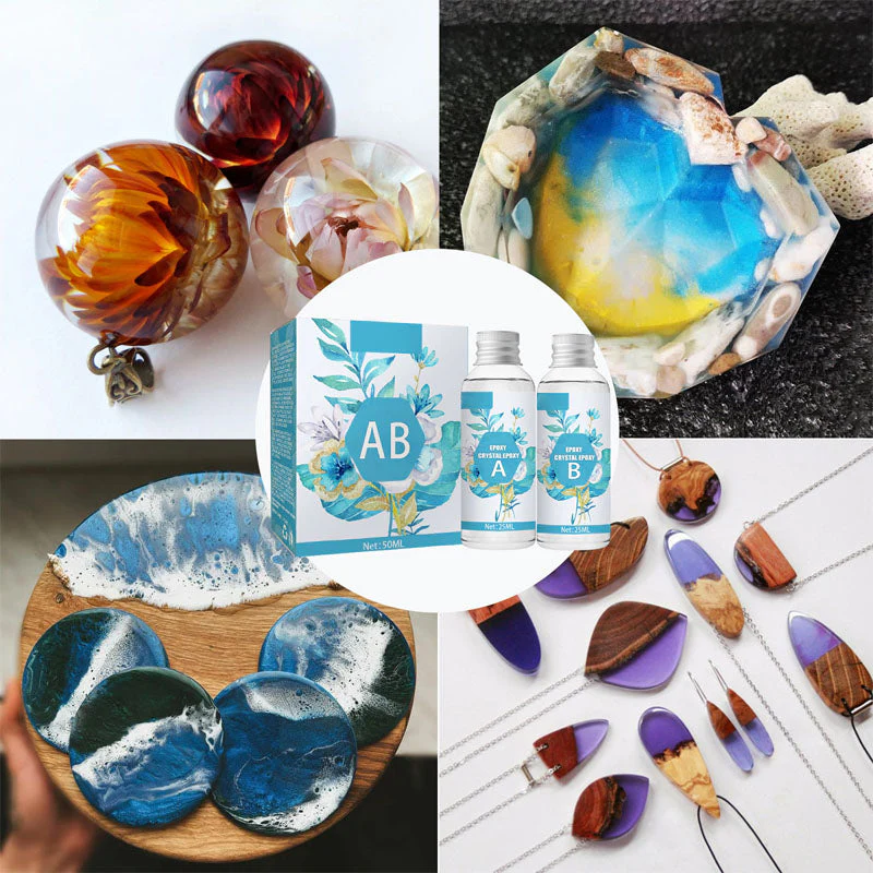 🛡️ Acheter 3 Obtenez 2 Free-5 ensembles💎Clear Hard Epoxy Resin Adhesive Set - Image 5