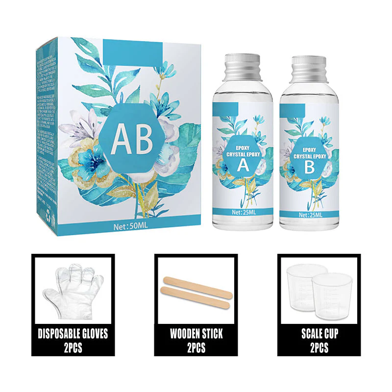 🛡️ Acheter 3 Obtenez 2 Free-5 ensembles💎Clear Hard Epoxy Resin Adhesive Set - Image 9
