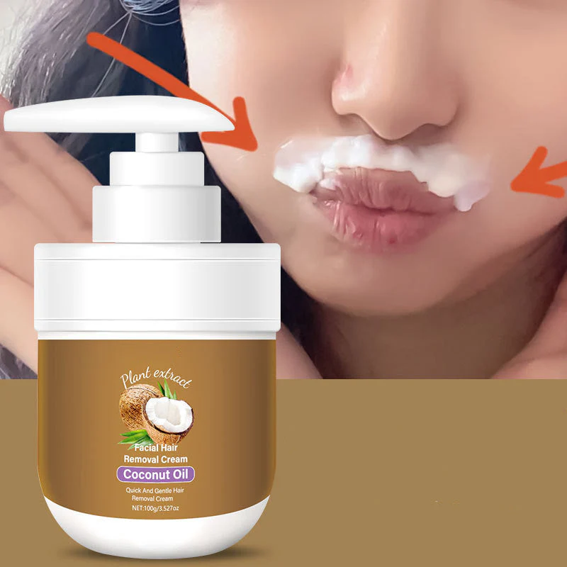 🎁 Achetez-en 1, obtenez-en 1 GRATUIT ! 🥥✨ Crème dépilatoire visage à la noix de coco – Douce & efficace - Image 5