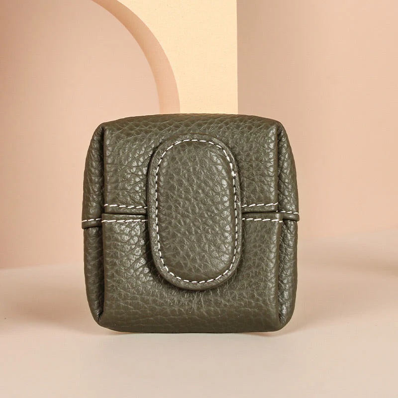 💥Limited Sale 50% OFF🔥Mini porte-monnaie en cuir de vache à la mode - Image 22