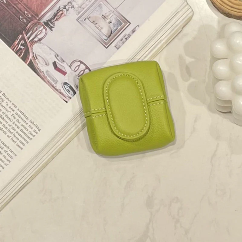 💥Limited Sale 50% OFF🔥Mini porte-monnaie en cuir de vache à la mode - Image 27