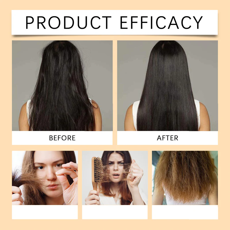 🎁🚀Achetez 3 obtenez 2 gratuit 🌸 Masque de collagène pour cheveux secs et endommagés - Image 3