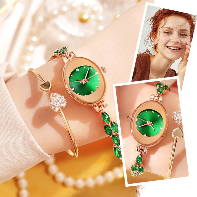 🎀⌚Women's Colored Zircon Bracelet Watch - Image 3