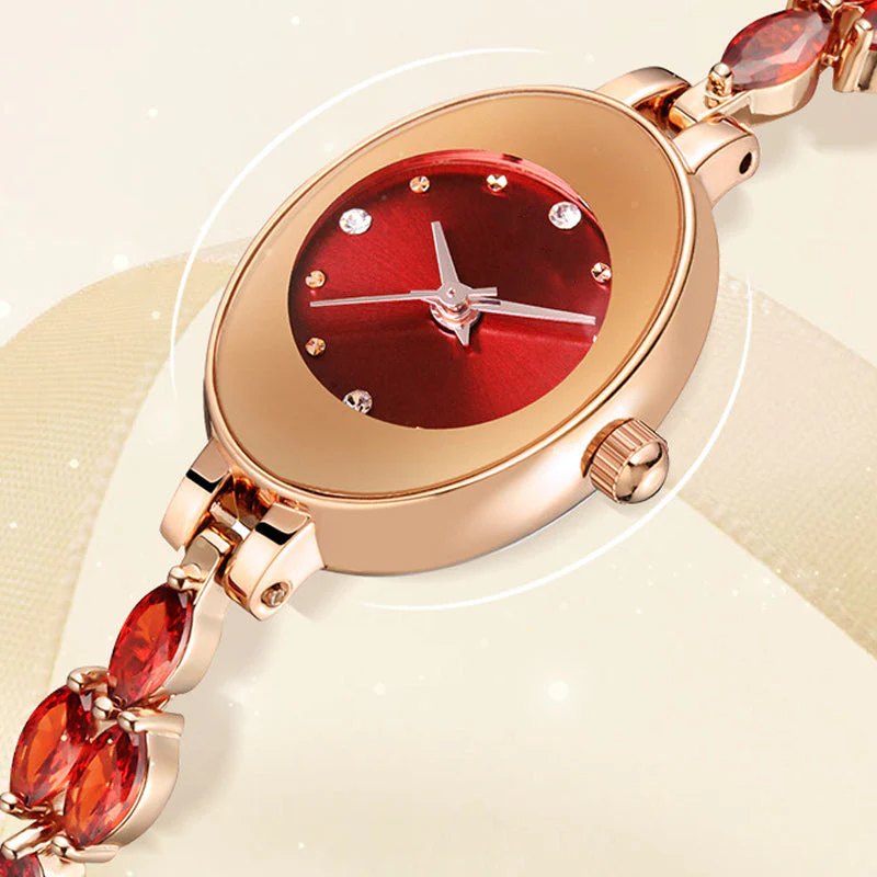 🎀⌚Women's Colored Zircon Bracelet Watch - Image 5