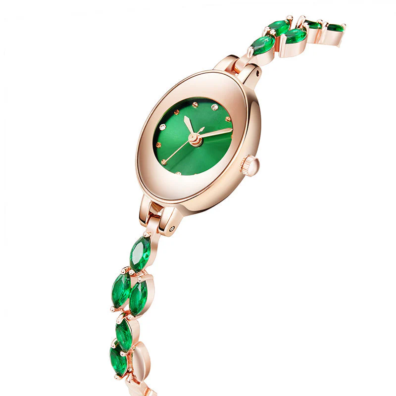 🎀⌚Women's Colored Zircon Bracelet Watch - Image 9