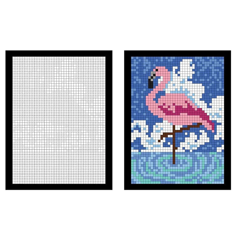 📢📢55 % DE RÉDUCTION !!! ✨ Livre de coloriage par numéro– sur fond noir, incluant des feutres aquarelle double pointe et une boîte de rangement ! - Image 10