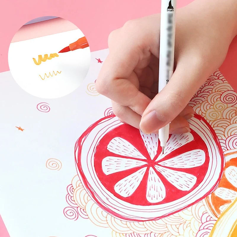 📢📢55 % DE RÉDUCTION !!! ✨ Livre de coloriage par numéro– sur fond noir, incluant des feutres aquarelle double pointe et une boîte de rangement ! - Image 14
