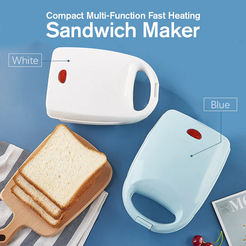đ„ 50% OFF INSTANTANĂ ! đ„Ș Machine Ă Sandwich Multifonction - Chauffage Rapide, Design Compact Bleu/Blanc pour Cuisine et Bureau đâĄ