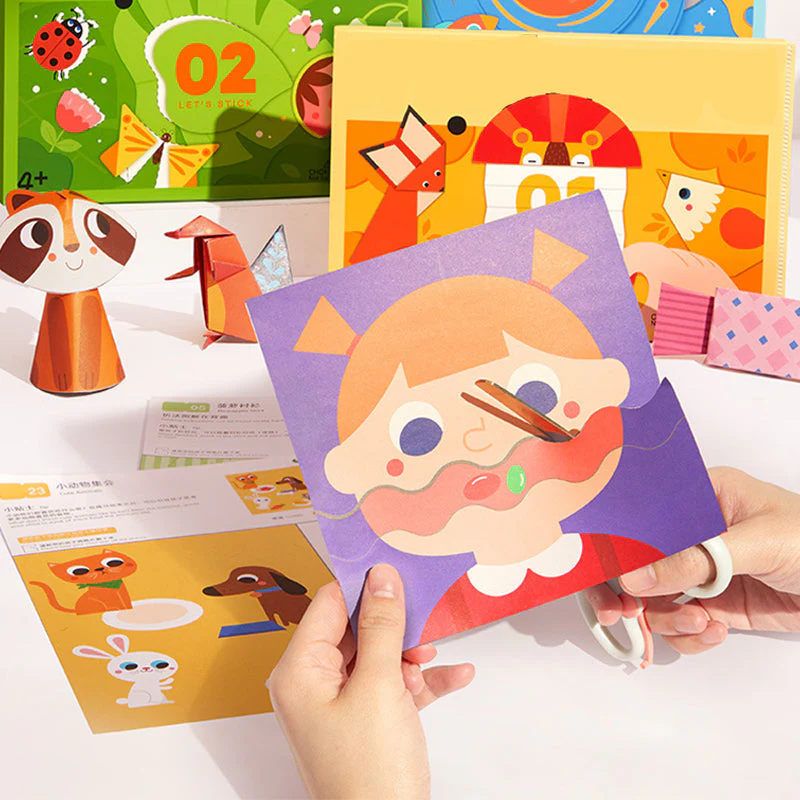 📢📢50% DE RÉDUCTION ! ✨Kit Complet de Papier 3D Coloré à Découper et Assembler - Image 2