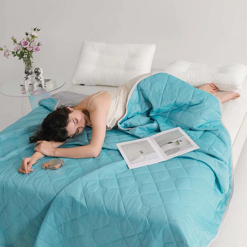 🌙 56% DE RÉDUCTION - ❄️ Couette d'été rafraîchissante, imprimée, lavable et respirante 💤 - Image 6