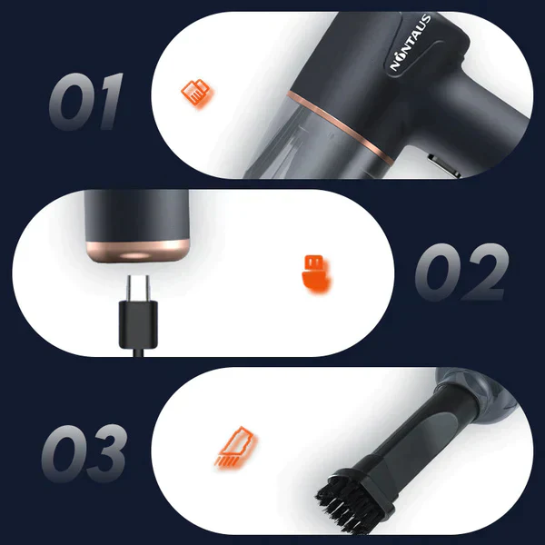 Soldes de fin de saison😍60%OFF🏆Blow, Vacuum, Inflate - Cordless Vacuum Cleaner for Home and Car - Image 9
