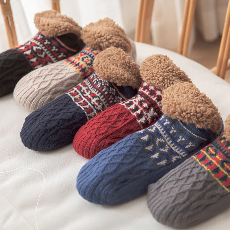 📢50% de réduction！！！📍Chaussettes pantoufles confortables avec antidérapant - Image 8
