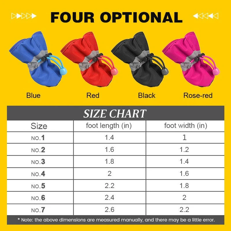 Waterproof shoes for pets (4 pcs) - Image 10