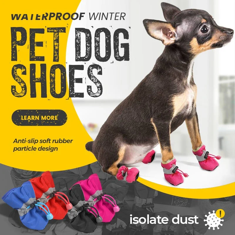Waterproof shoes for pets (4 pcs) - Image 9