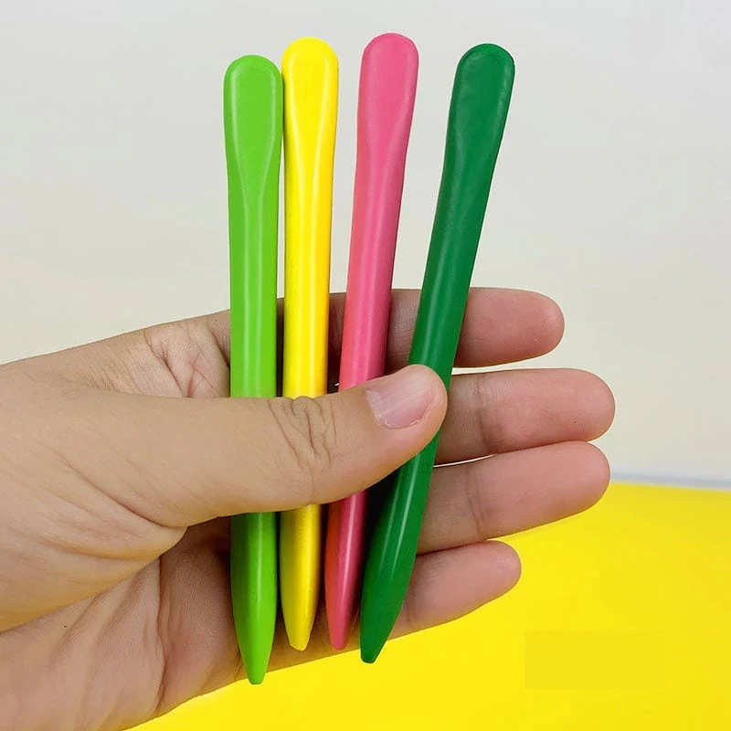 📢50% de réduction🌈✏️ Crayons triangulaires 36 couleurs - set de peinture pastel à l'huile non toxique et lavable 🎨 - Image 5