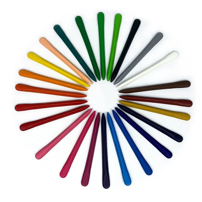 📢50% de réduction🌈✏️ Crayons triangulaires 36 couleurs - set de peinture pastel à l'huile non toxique et lavable 🎨 - Image 8