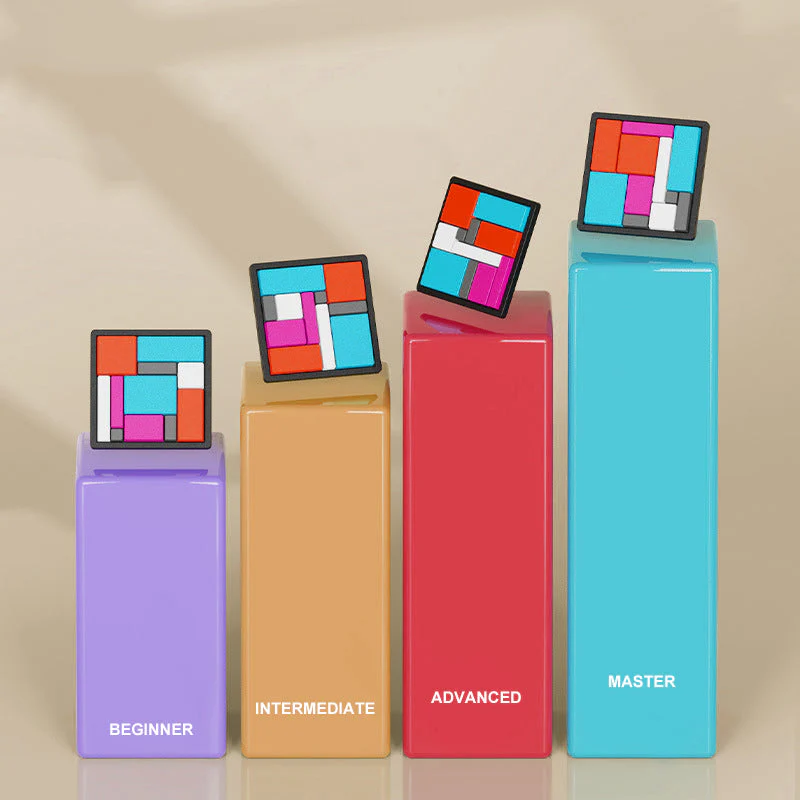Jeu de puzzle créatif avec des blocs géométriques - Image 4