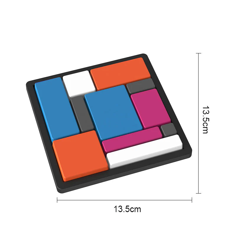 Jeu de puzzle créatif avec des blocs géométriques - Image 8