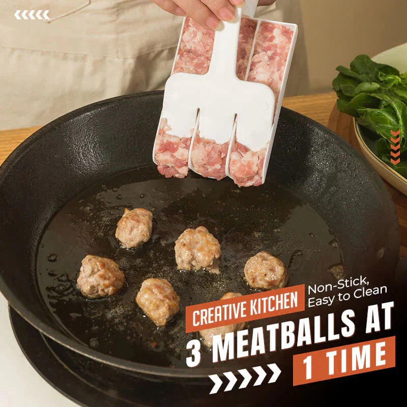 Machine à boulettes de viande triple créative pour la cuisine - Image 2