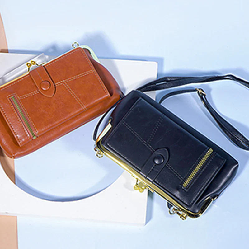 📢50% de réduction!!!📍Sac à bandoulière pour téléphone avec organiseur multi-cartes - Image 5
