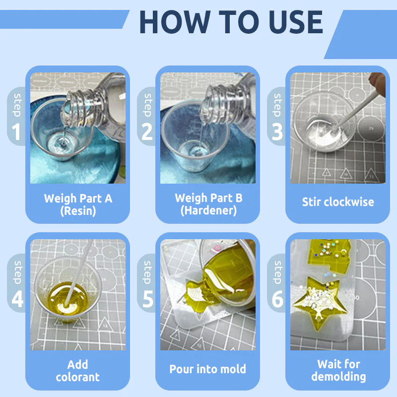 ✨🎨 Epoxy Resin AB Glue - Adhésif goutte à goutte transparent, Créativité illimitée ! - Image 5