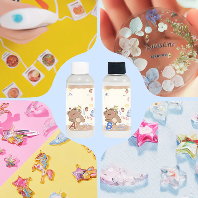 ✨🎨 Epoxy Resin AB Glue - Adhésif goutte à goutte transparent, Créativité illimitée ! - Image 7