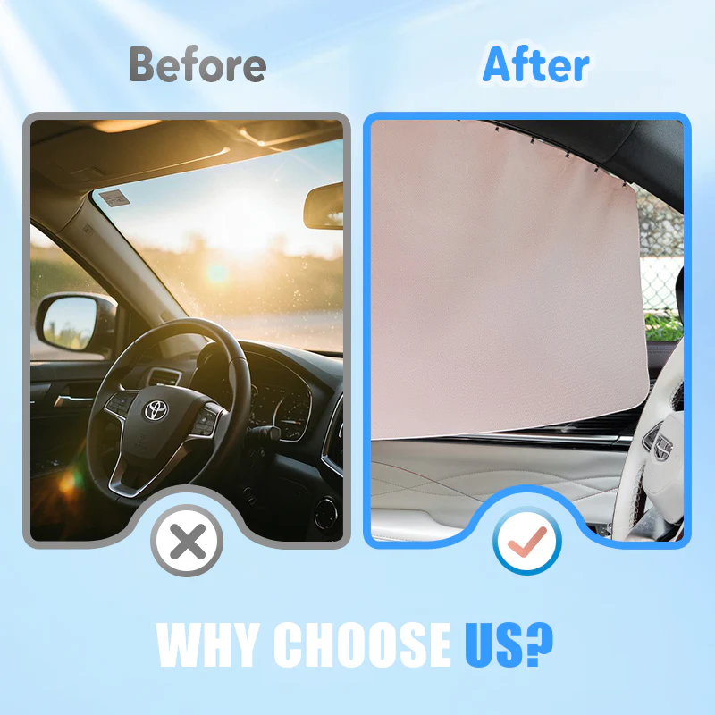 Rideaux Pare-Soleil et Intimité pour Voiture - Image 2