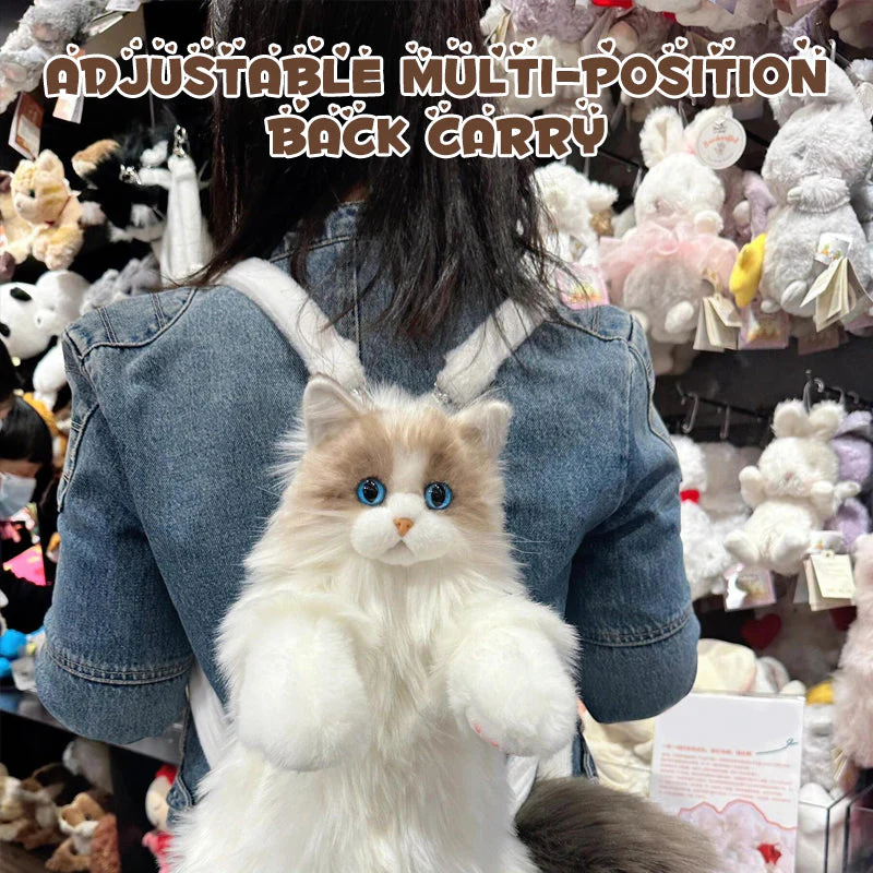 📢📢57% DE RÉDUCTION !!!✨Sac à dos en peluche avec chat mignon - Image 3