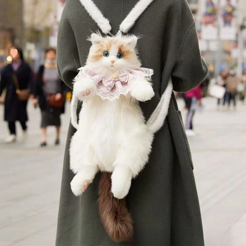📢📢57% DE RÉDUCTION !!!✨Sac à dos en peluche avec chat mignon - Image 9