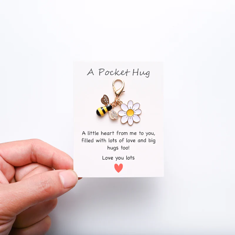 📢📢50% DE RÉDUCTION !!!✨💥Porte-clés et carte Daisy avec insecte mignon - Image 9