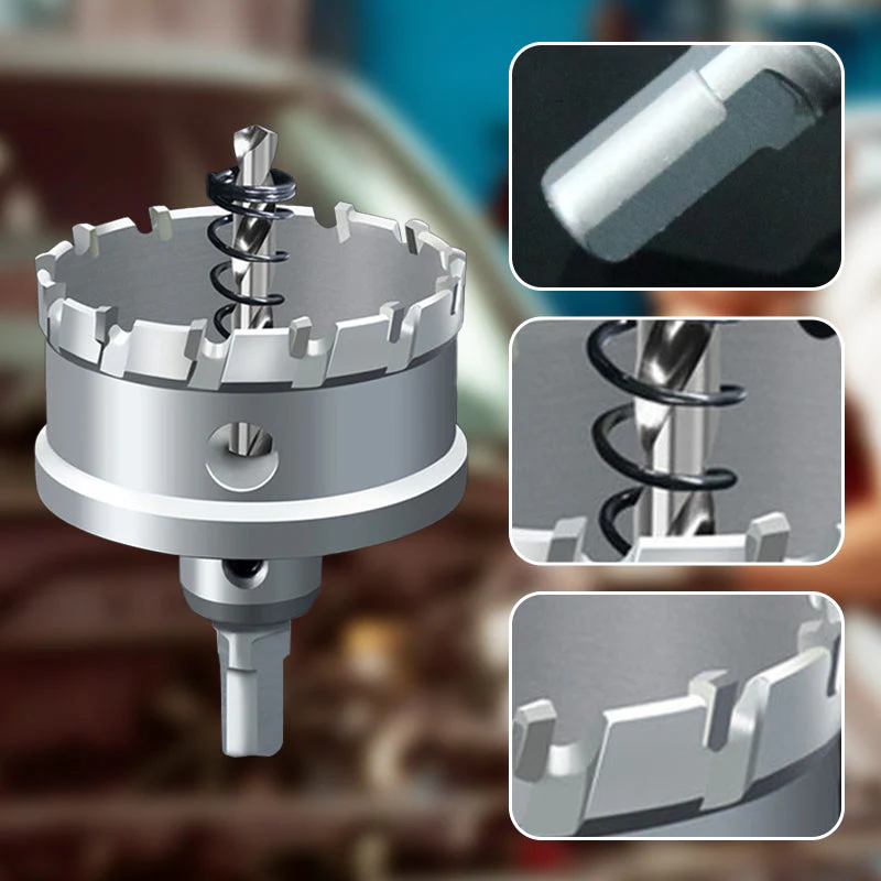 ⏳50% de réduction pour une durée limitée⏰Coupe-trou à pointe carbure pour métal⚙️ - Image 5