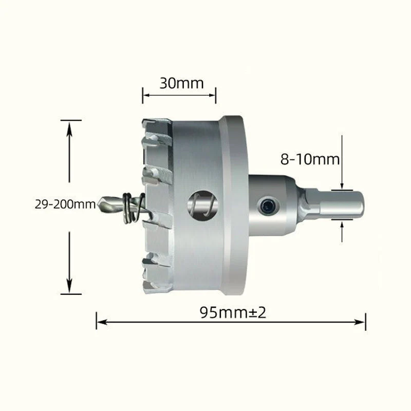 ⏳50% de réduction pour une durée limitée⏰Coupe-trou à pointe carbure pour métal⚙️ - Image 8