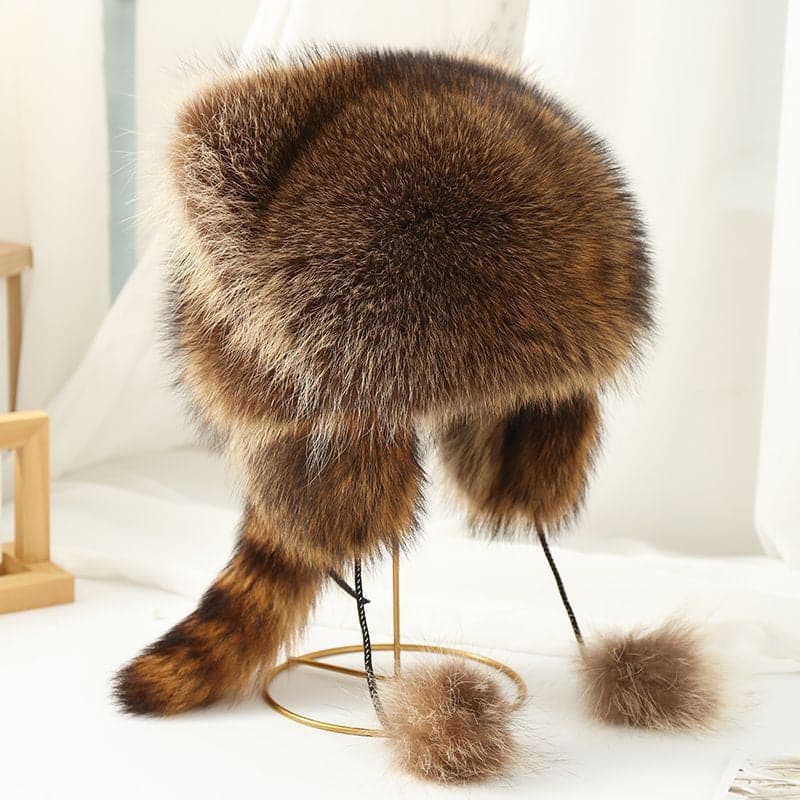 ✨ 50 % DE RÉDUCTION MAINTENANT ! ✨Chapeau en peluche parent-enfant avec fausse queue de raton laveur - Image 8