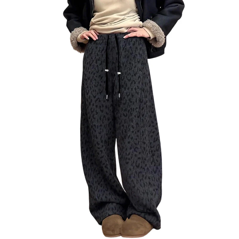 đ 60% DE RĂDUCTION MAINTENANT ! đ Pantalon de SurvĂȘtement Large Ă ImprimĂ© LĂ©opard pour Femme â Coupe Confortable, Tissu Doux & Style Audacieux đ - Image 10