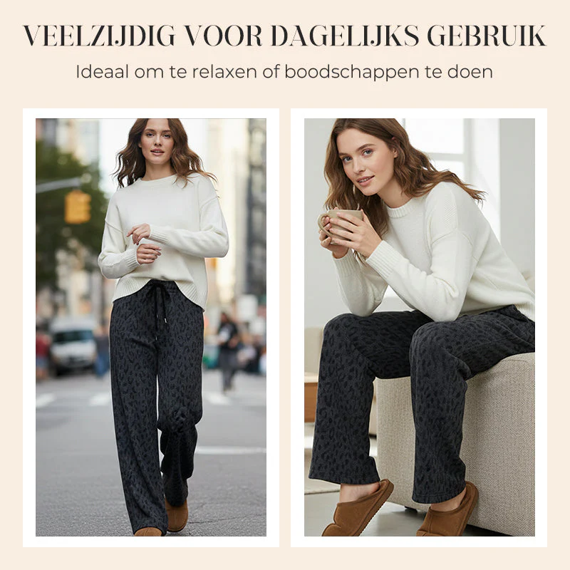 đ 60% DE RĂDUCTION MAINTENANT ! đ Pantalon de SurvĂȘtement Large Ă ImprimĂ© LĂ©opard pour Femme â Coupe Confortable, Tissu Doux & Style Audacieux đ - Image 2
