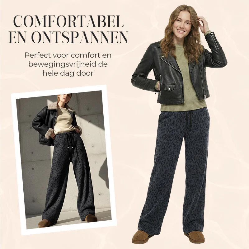 đ 60% DE RĂDUCTION MAINTENANT ! đ Pantalon de SurvĂȘtement Large Ă ImprimĂ© LĂ©opard pour Femme â Coupe Confortable, Tissu Doux & Style Audacieux đ - Image 6