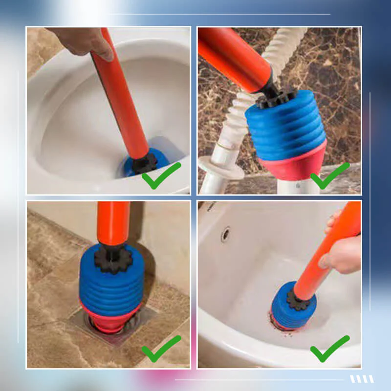 📢📢50 % de réduction !! ⏰ Débouche-Toilettes Haute Pression – Puissant, Sans Produits Chimiques & Sûr pour les Canalisations 🛠️ - Image 2