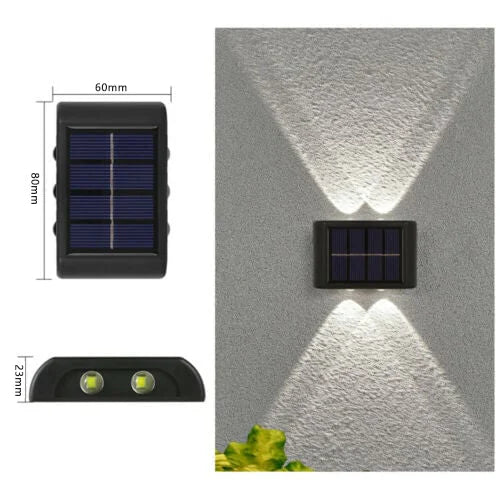 🎁Buy 3 Get 2 Free🔥Waterproof Solar Powered Outdoor Patio Wall Decor Light - Image 9