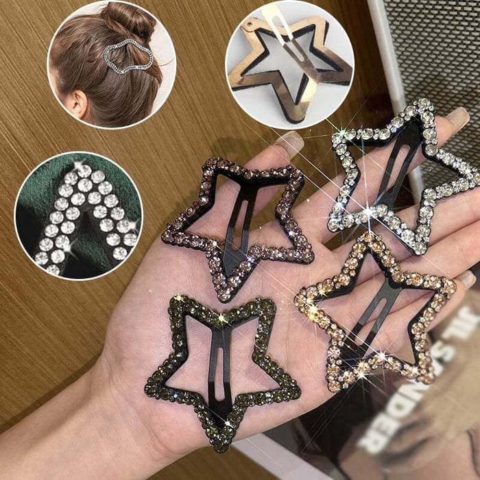 🎁50% de réduction✨Pinces à cheveux nuages ✨ Cartes à cheveux étoiles pailletées🌸 - Image 3